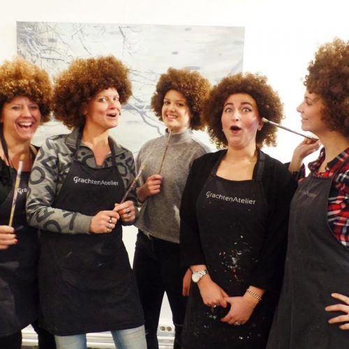 Bob Ross workshop dames