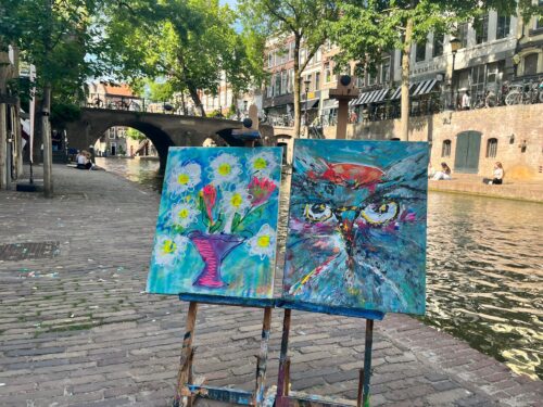 Inloop workshop Action Painting