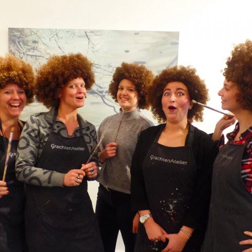 Bob Ross schilderworkshop