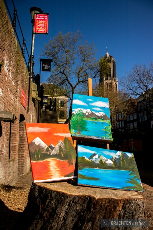 Bob Ross schilderworkshop