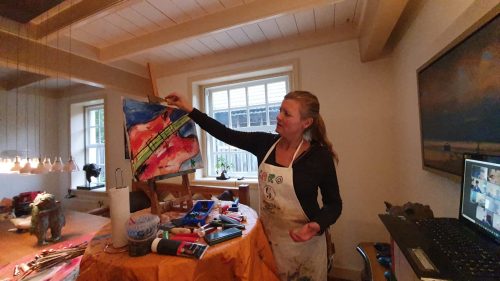 Action Painting Online workshop