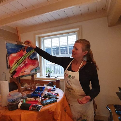 Action Painting Online workshop